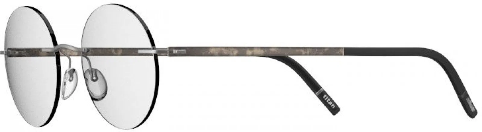 Silhouette The Wave Color Groove Demo Rimless 5567 Eyeglasses - view 86